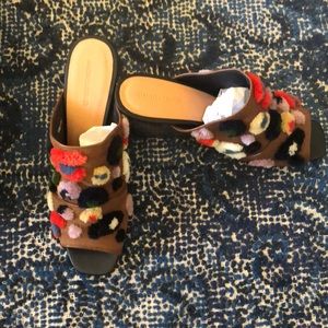 Rachel comey embroidered Dahl mule size 10